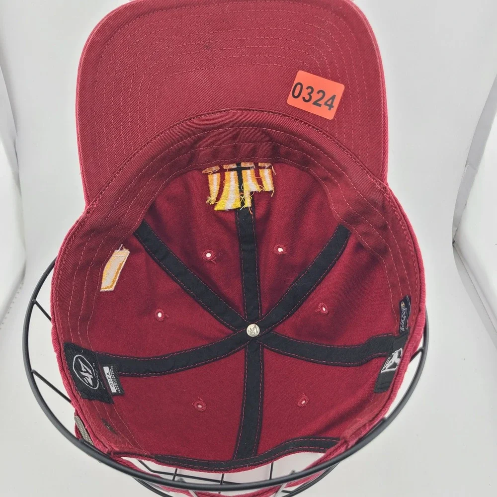 47' Brand Utah Jazz NBA Cap Mens One Size Burgundy Logo Adjustable Dad Hat